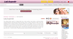 Desktop Screenshot of ladysuspendervod.com